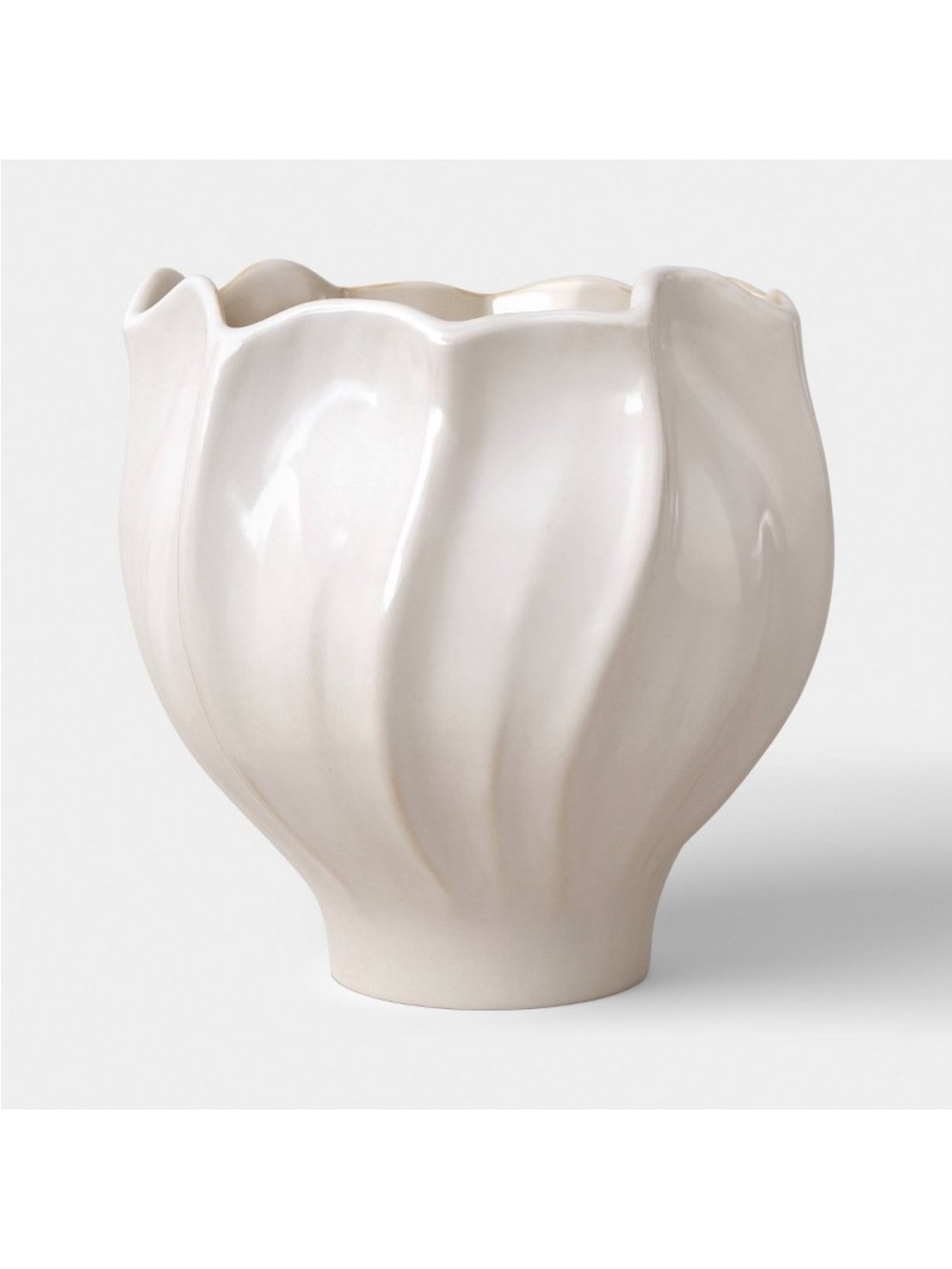 Sculpted Foliage Cream
Ceramic Planter - Threshold™